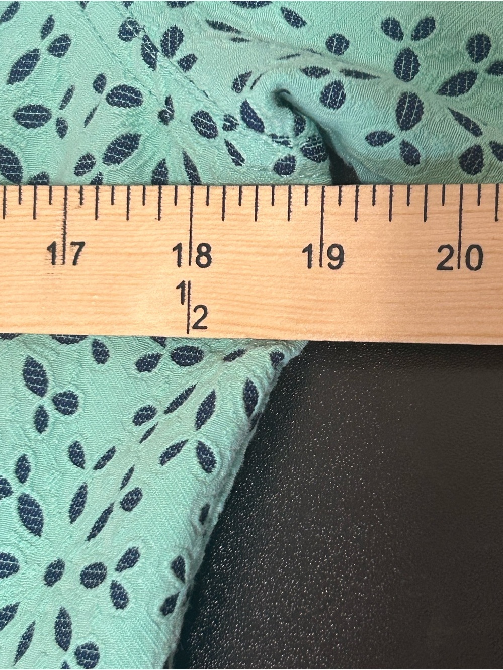 Joni B. Turquoise Eyelet Button-Up Jacket - Picture 7 of 7